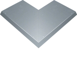 Cover on-floor duct Hager AKBA3000401V Cover one-sided bevelled Outer corner Steel