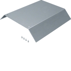 Cover on-floor duct Hager AKB42500702 Cover double-sided bevelled Standard Steel