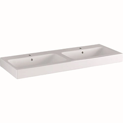 Geberit washbasin, iCon, 120x48.5 cm, double