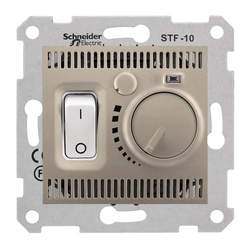 Floor thermostat 10A 230V titanium