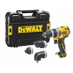 DeWalt DCD703NT-XJ cordless drill driver with chuck 12 V | 25 Nm/57 Nm | Carbon Brushless | Without battery and charger | TSTAK in a suitcase