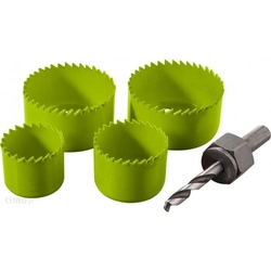 Set of hole saws 5-piece 32-54 mm