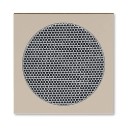 Speaker cover, with round grille, macchiato, ABB Levit 5016H-A00075 18 5016H-A00075 18