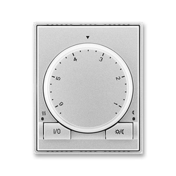 Thermostat univ. setting (control unit), titanium, ABB Time 3292E-A10101 08 3292E-A10101 08