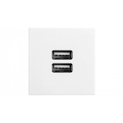 USB power supply Legrand 077594 Module frame White