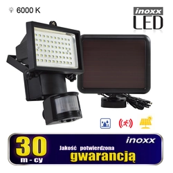 Solar lamp LED floodlight 60 SMD diodes with motion and twilight sensor