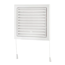 Grille for ventilation systems Vents Plastic White Aeration and de-aeration