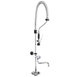 Single-hole kitchen faucet with shower - Hendi 970515