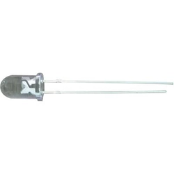 UV emitter, 412 nm with 5 mm radial lead, YDG-504VC