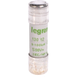 Legrand Cylindrical fuse link 12A aM 500V HPC 10 x 38mm (013012)
