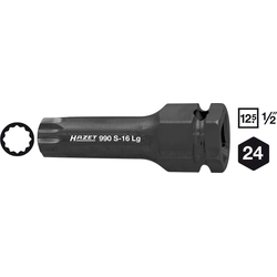Hazet 990S-14LG 14 mm impact sockets Spline (XZN) 1 pcs.