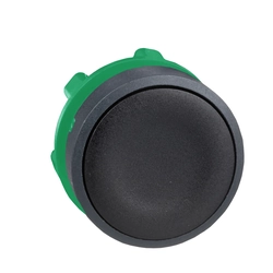 Front element for push button Schneider Electric ZB5AA2 Black/white/red Round Flat Plastic Black
