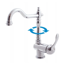 RAV SLEZÁK LABE Sink faucet stand with swivel spout, gold L008.5/8Z