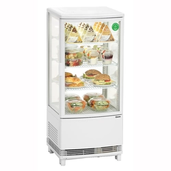 Mini White Cooling Display Cabinet 86 L