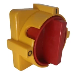 Cabezal de interruptor amarillo-rojo para interruptores de vía modulares