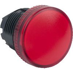 Cabezal de luz de señal Schneider Electric 22mm rojo BA9S (ZB5AV04)