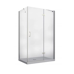 Cabina de ducha rectangular Besco Viva 100x80 derecha - 5% DESCUENTO adicional con código BESCO5