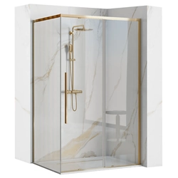 Cabine de douche Rea Solar Gold 90x90x195 cm - REMISE supplémentaire 5% avec le code REA5