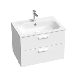 Cabinet under the washbasin Ravak SD Chrome II, 700 white, handle 152 mm, white