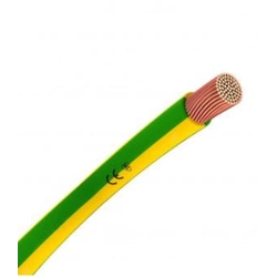 Cable de puesta a tierra LGY 6.0 ŻO H07V-K Cable unipolar, hilo flexible 450/750V