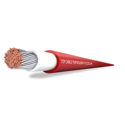 Câble PV Câble supérieur TOPSOLAR PV H1Z2Z2-K (1x6 mm, rouge)