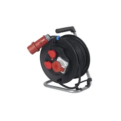 Cable reel 25m 5x1.5 three-phase with fuse IP44