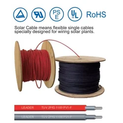 Cable solar individual 6mm2 500m negro