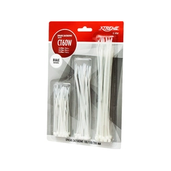 Cable ties set white 2,5/3,5