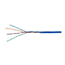 Cablu Shrack U/UTP HSEKU424P1 Cat.5e, 4x2xAWG24/1, PVC, Eca, albastru, cutie 305m