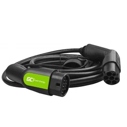 Cabo Green Cell GC EV Tipo 2 11kW 7m para carregamento Tesla Modelo 3 / S / X, Leaf, ZOE, i3, ID.3, I-Pace, E-Tron , Kona, Ioniq