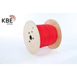 Cabo solar vermelho KBE 10mm2 DB+EN 50618(H1Z2Z2-K)and IEC 62930(IEC 131)