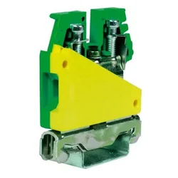 CABUR - Conexión por tornillo 10 mm², PE protector, verde-amarillo, TE.10/O; 35 ud./embalar