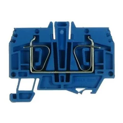 CABUR - Pružinová spojka 6 mm², jednoduchá, modrá, HMM.6(Ex)i; 30 ks./ balíček