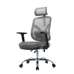 Cadeira de escritório giratória ergonômica ANGEL jOkasta Grey