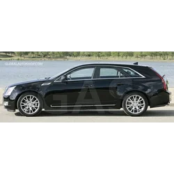 Cadillac CTS Wagon - CHROME lister på dekorative krom sidedøre