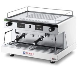 Cafeteira Top Line da WEGA Grupo 2 branca eletrônica 3.7kW