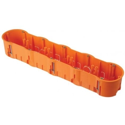 Caixa de instalação embutida Pawbol PK 60x4 para placas GK, fundo A.0047PG laranja