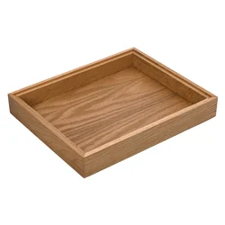 Caja apilable de roble GN 1/2. h 5 cm.