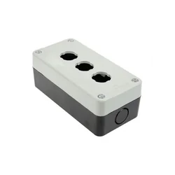 Caja de control caja vacía con 3 agujeros para 3 botones 22mm IP65