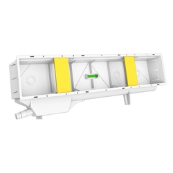 Caja de yeso para la unidad interior del acondicionador Tecnosystemi, Professional Elite con drenaje 520x100x65