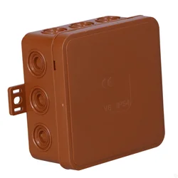 Caja hermética V6 termoestable IP54 brown-click 85x85x41 ONLINE