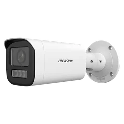 Cámara IP 4MP Hikvision, luz híbrida inteligente, IR 50m, WL 50m, Micrófono, lente VF 2.8-12 mm, IP67, PoE - DS-2CD1643G2-LIZU(2.8-12mm)