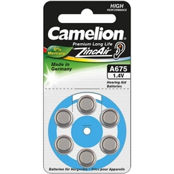 Camelion Pile pour aide auditive PR44 6 pcs.