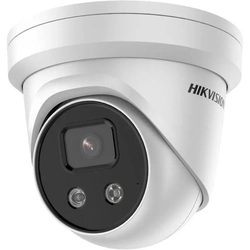 Caméra de surveillance IP, 8 Mégapixels, 4MM, Objectif IR 30M, Microphone, Dôme - Hikvision - DS-2CD2386G2-ISU-SL-4mm