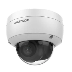 Caméra de surveillance IP Hikvision AcuSense DarkFighter objectif 2.8 mm, 4 MP, PoE, IR 30M emplacement pour carte, microphone  Hikvision DS-2CD2146G2H-ISU