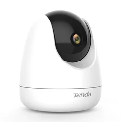 Caméra de surveillance Mini PT WiFi IP 3MP IR 12m microphone haut-parleur Carte Tenda - TND-CP6