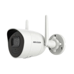Câmera de vigilância IP WiFi 2MP IR 30m lente 4mm placa - Hikvision - DS-2CV2021G2-IDW4E