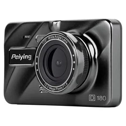 Caméra de voiture, résolution FULL HD, carte SD, microphone, objectif 130 grade Peiying Basic PY-DVR011