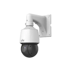 Câmera IP PTZ LightHunter 4 MP, zoom óptico 25X, Rastreamento automático, IR 100m, Áudio, Alarme de entrada/saída, PoE+ - UNV IPC6424SR-X25-VF-B