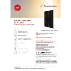 Canadian Solar 405W HiKu6 CS6R-405 Black Frame